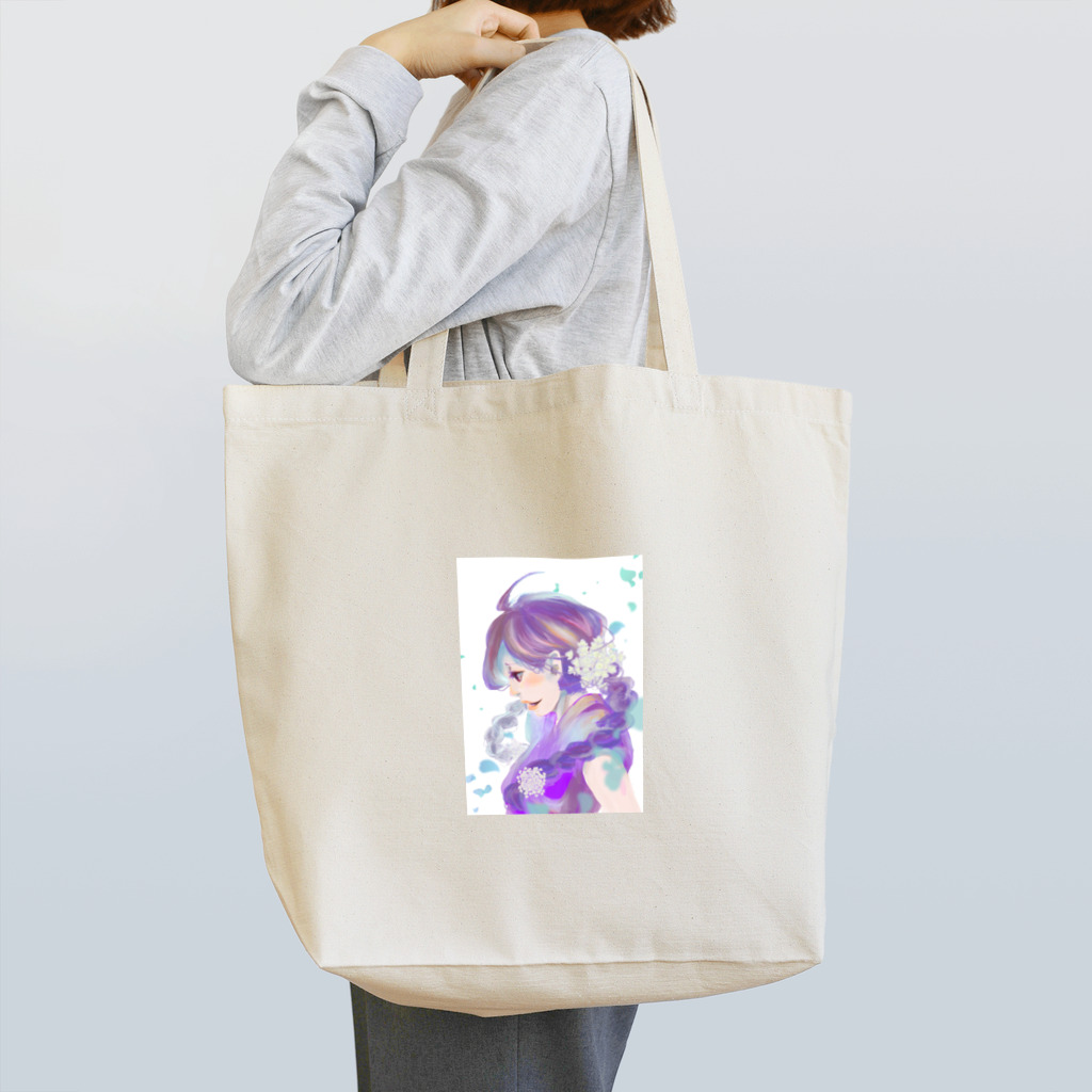 緋-ake-のアジサイ姫 Tote Bag