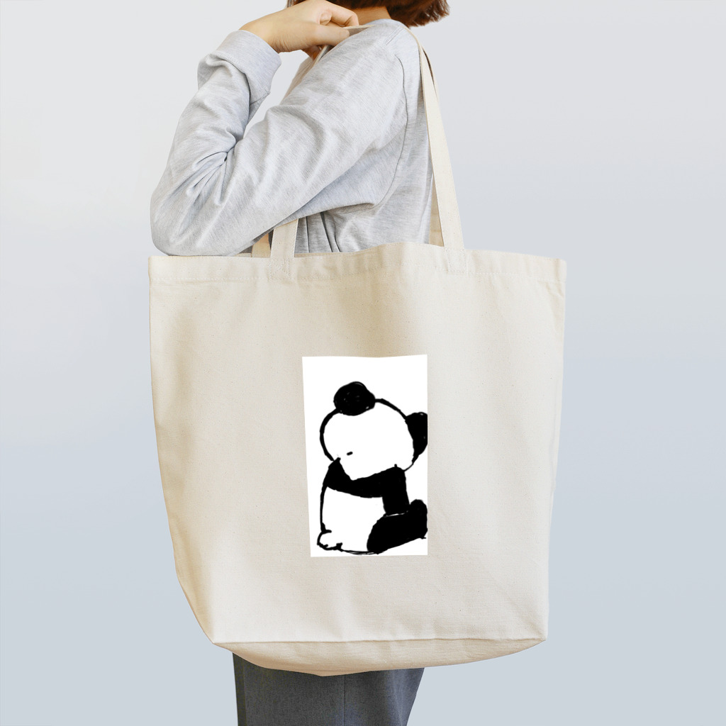 norio4のパンダ後ろ姿  ちょっとナナメ上 Tote Bag