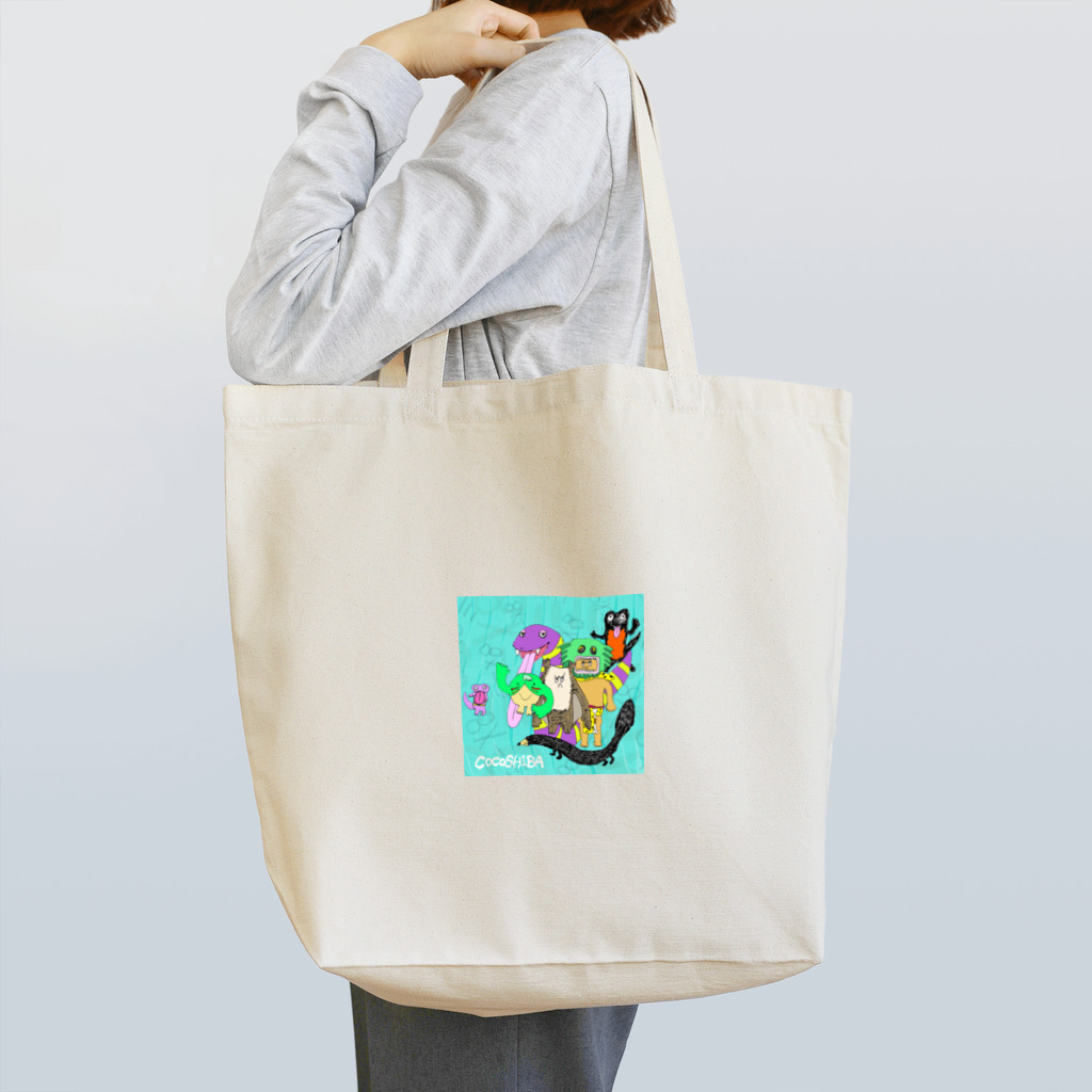 ココシバのココシバ×Sonopuro-Nopuro Tote Bag