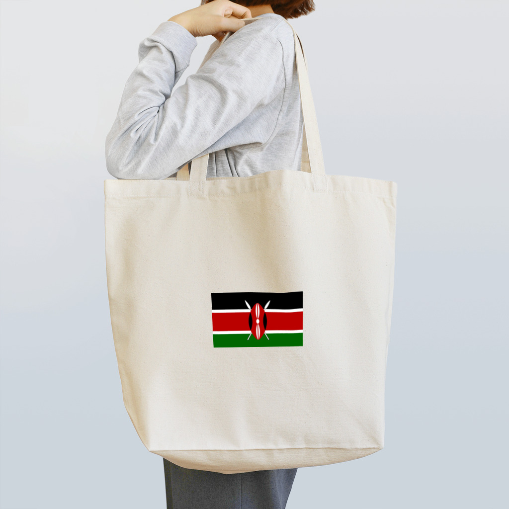 美々野くるみ@金の亡者のケニア　国旗 Tote Bag