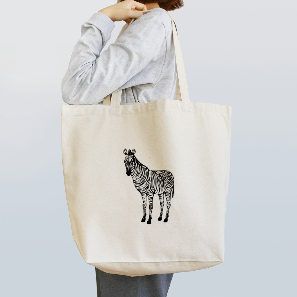 MAIKOのハンコの縞馬 Tote Bag