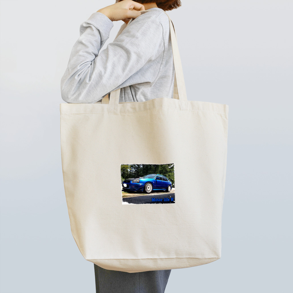 蛇口 智士【既成概念Bｏｍ!】のインプレッサ GDB-E Tote Bag