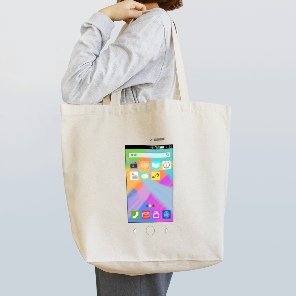 takuguchi_shopのどこにでもスマホ Tote Bag