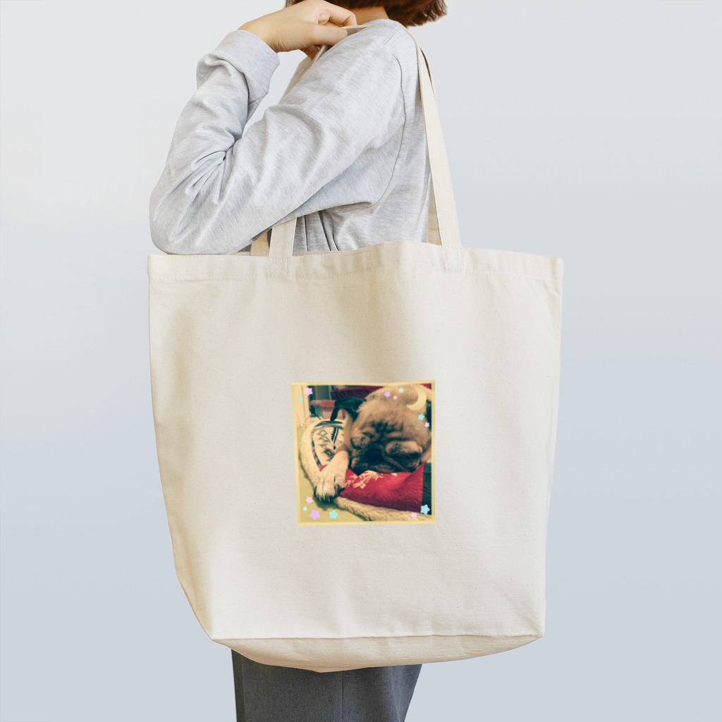 なななの眠るパグちゃん Tote Bag