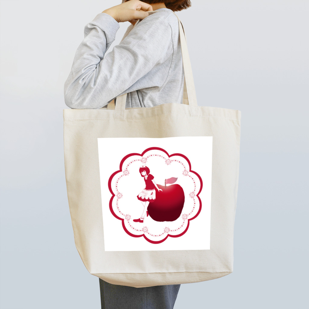 mountain-gardenのりんごりんご。 Tote Bag