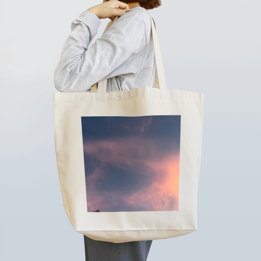 yumi.ocean-SKYの優焼け Tote Bag