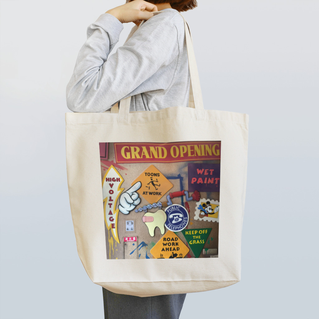 l'etoile la fluerのごちゃごちゃ壁 Tote Bag