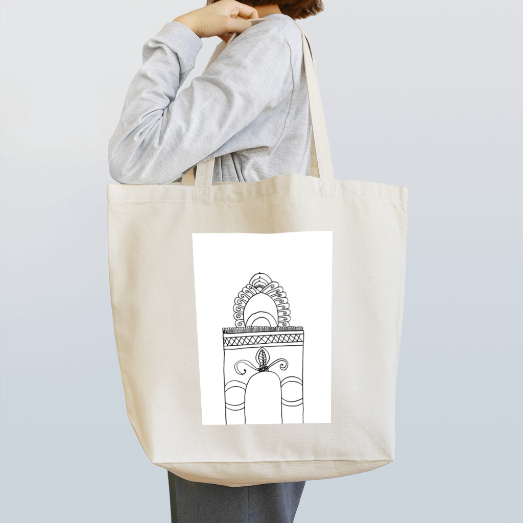 junsen　純仙　じゅんせんのJUNSEN（純仙）学び舎の門 Tote Bag