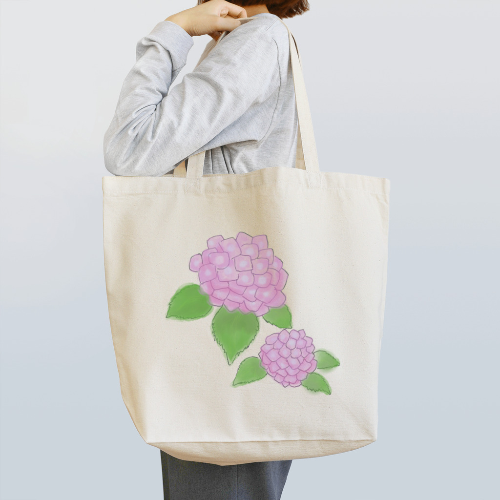 気ままに創作　よろず堂のあじさい　紫 Tote Bag