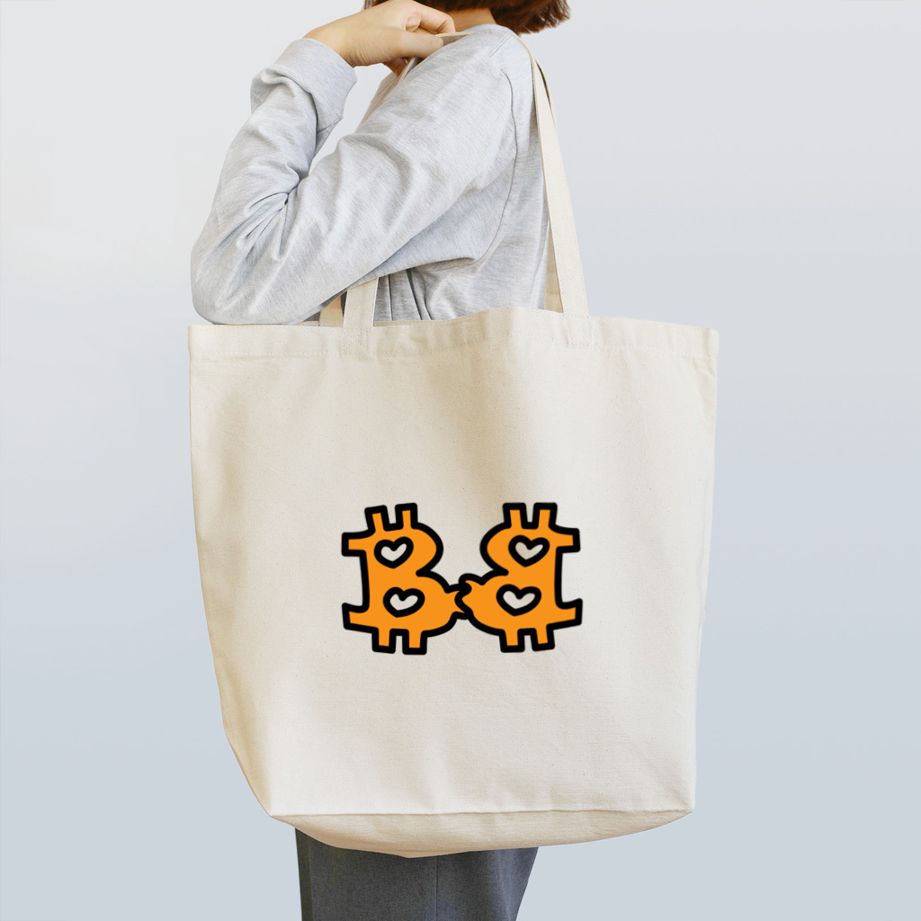 BitPopArtのB - in Love Tote Bag