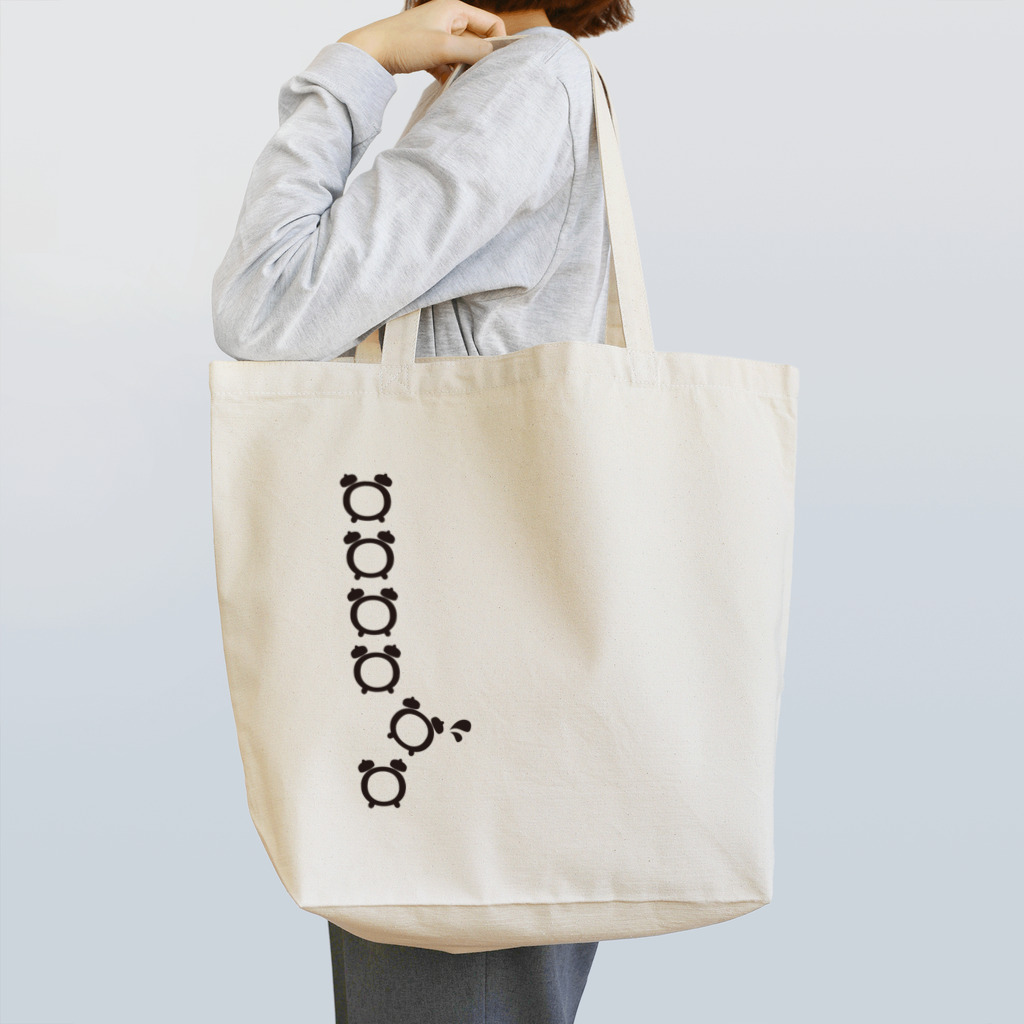 Pastel Clock Shoppingの目覚ましクロッくん Tote Bag