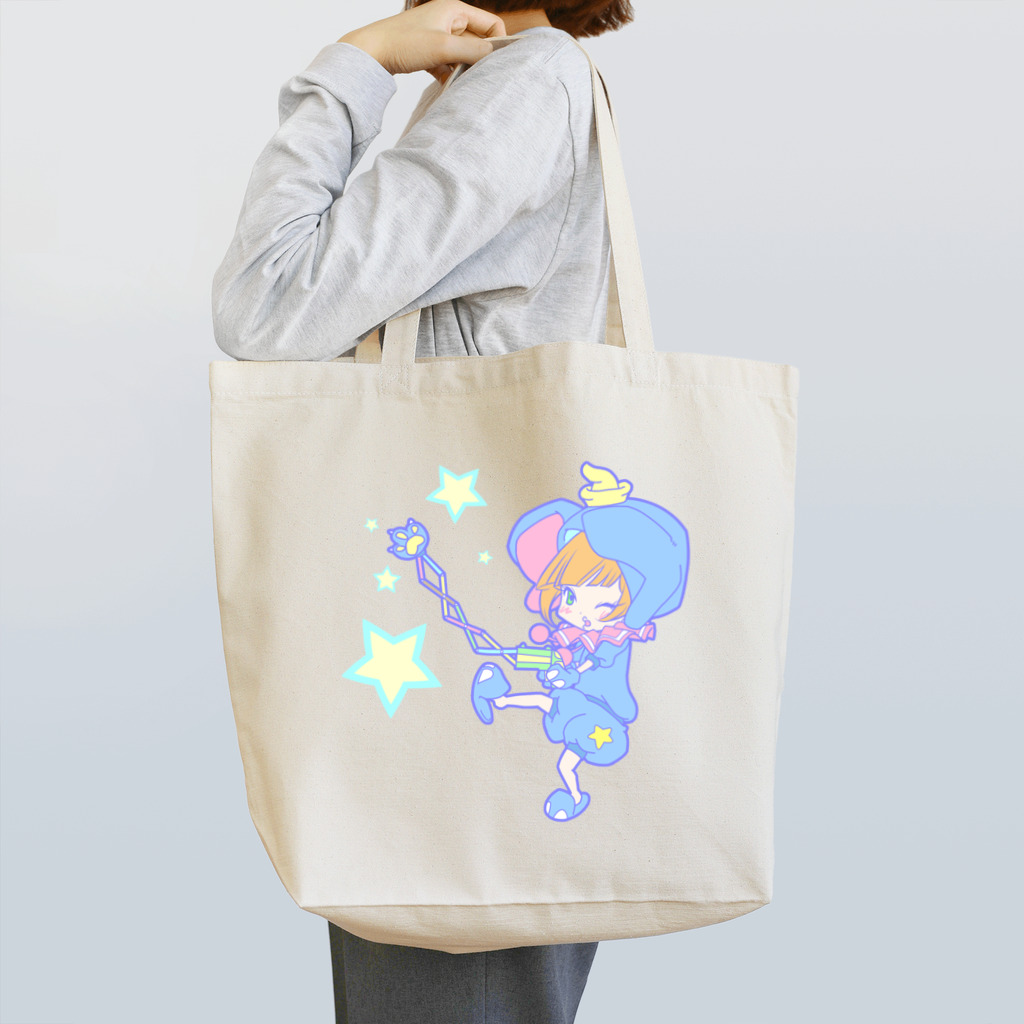 うーにゃ専門店のおけしまさん（あお） Tote Bag