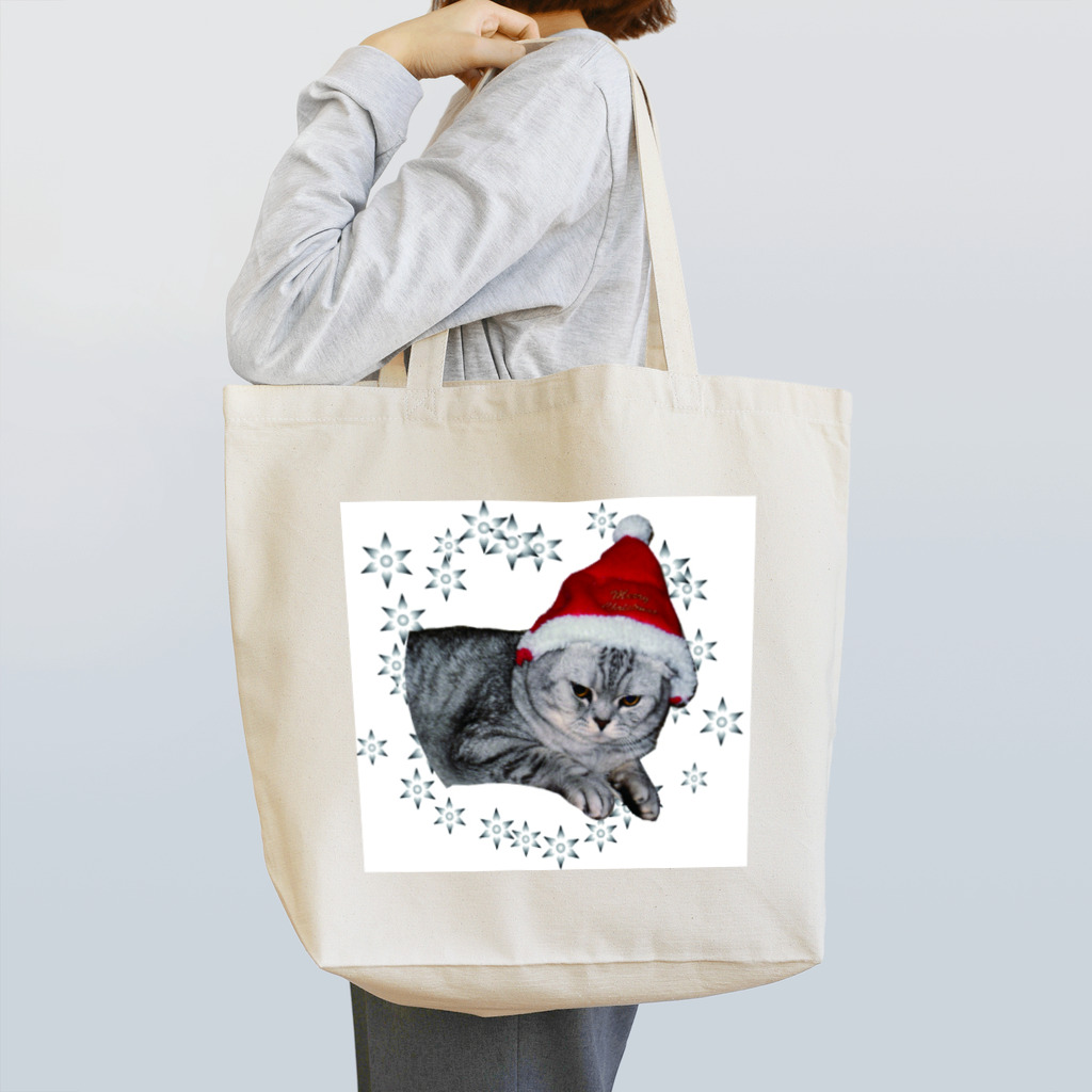 ootomoyasuhiroのクリスマス猫 トートバッグ