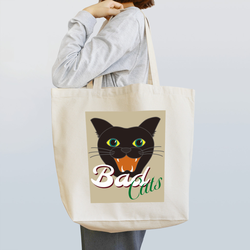 【ワル☆ネコ】の【ワル☆ネコ】店長クロちゃんBG Tote Bag