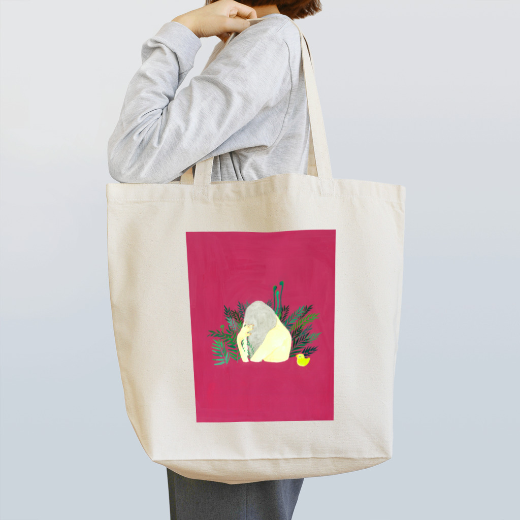 真夜中の手がみのドロ沼のもり　ピンクちゃん Tote Bag