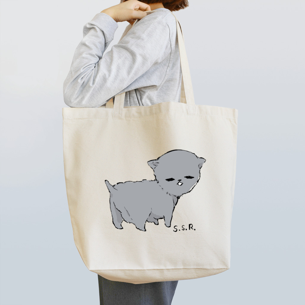 アライグマ製作所（SUZURI)の兵器レベルのかわいさ（文字ナシ） Tote Bag