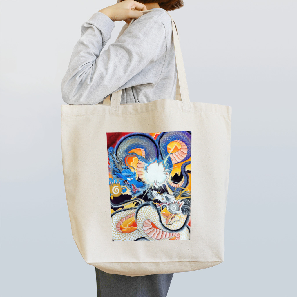 宝香オフィシャルグッズの青龍と白龍 Tote Bag