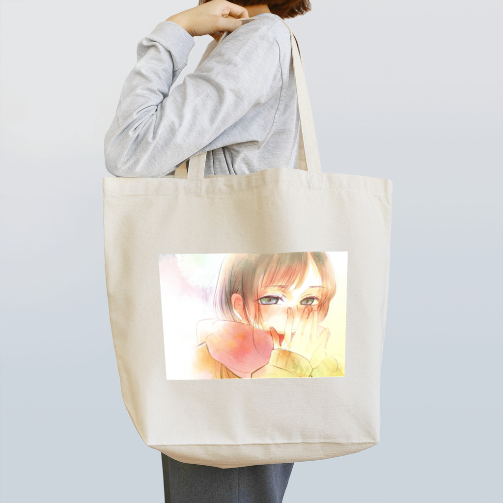 mamloverの冬の女子高生 Tote Bag