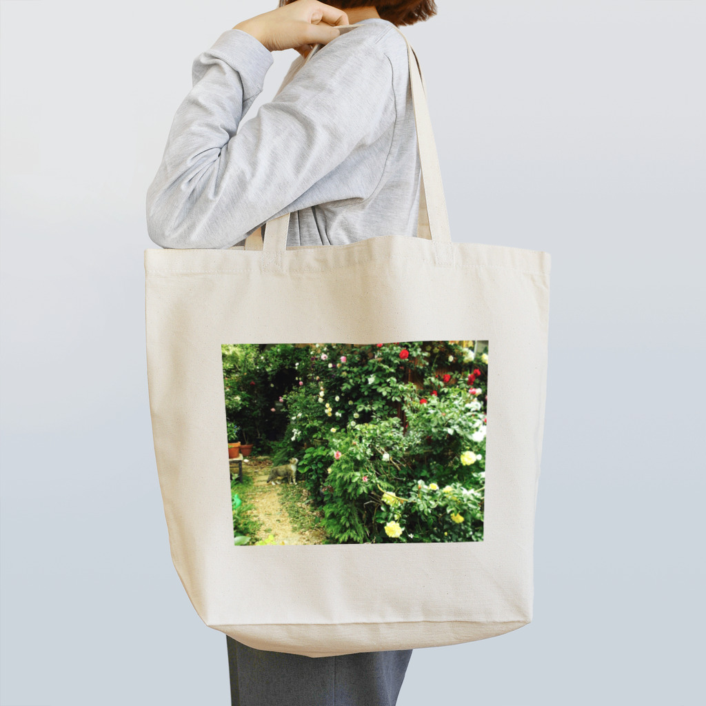 ひょうたん翠の小庭のまるみサン トートバッグ