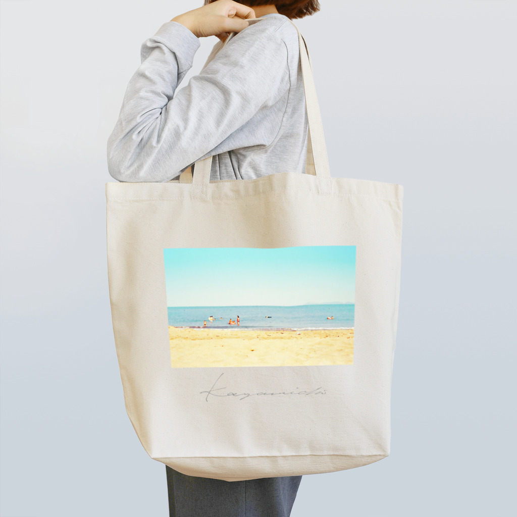 Kazumichi Otsubo's Souvenir departmentのSummer beach トートバッグ