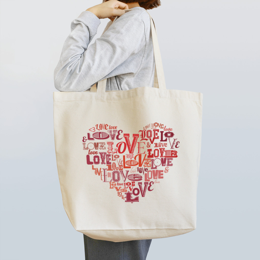 GRAPHICAのLOVE Tote Bag