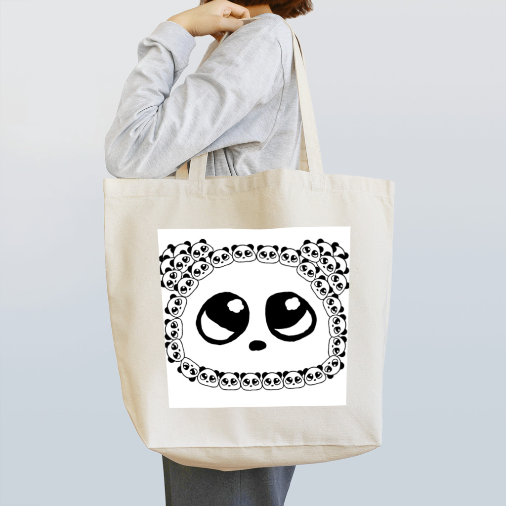 うまちいのパンダで描いてみパンダ Tote Bag