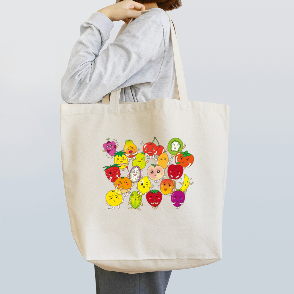 フォーヴァのフルーツALL－fruits and vegetables word chain－ベジフルしりとり－  トートバッグ