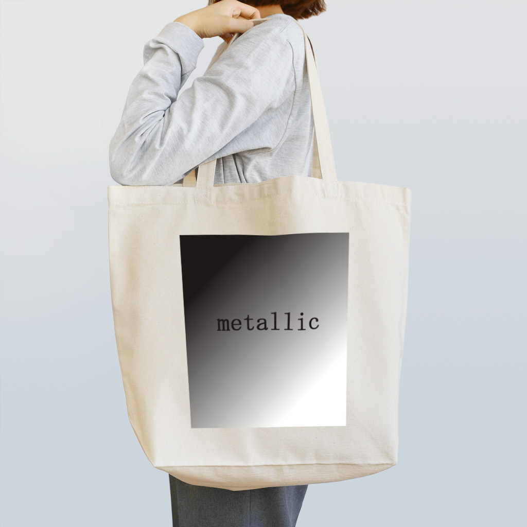 mezamashikunのMETALLIC Tote Bag