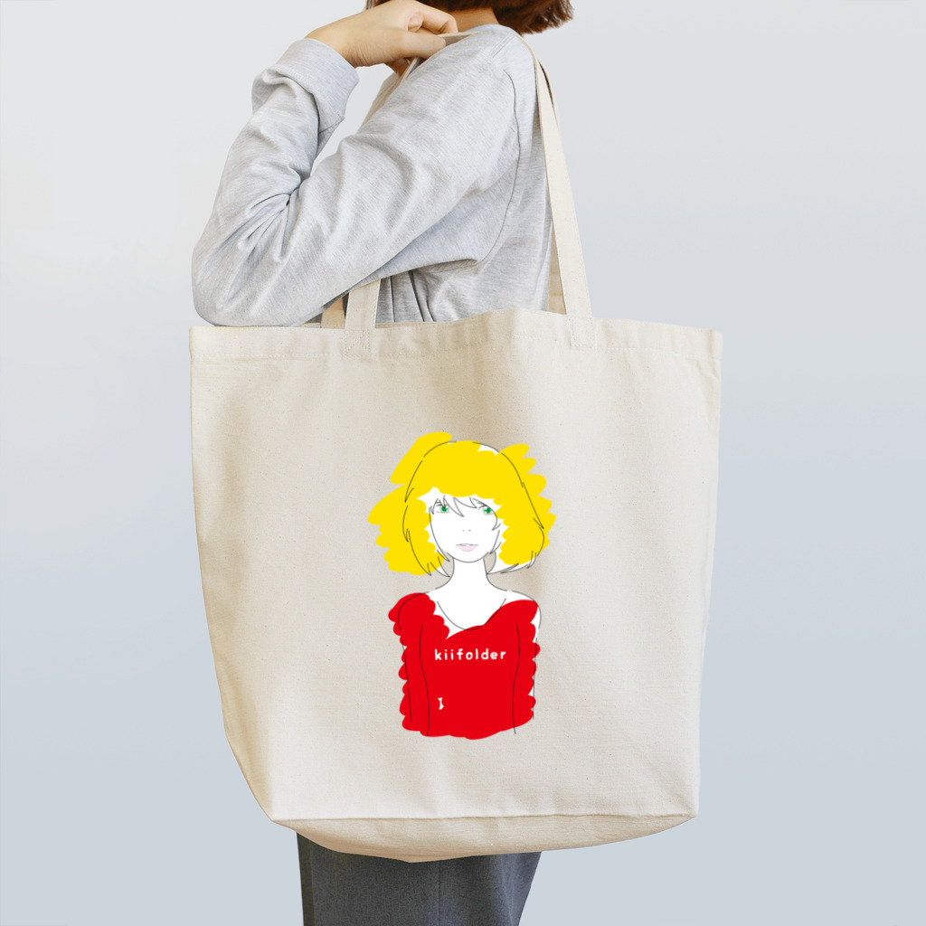キイフォルダ／kiifolderのblond girl Tote Bag