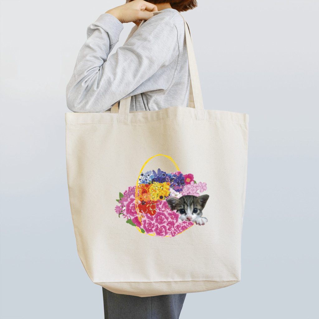 月の雫のねこちゃんシリーズ Tote Bag