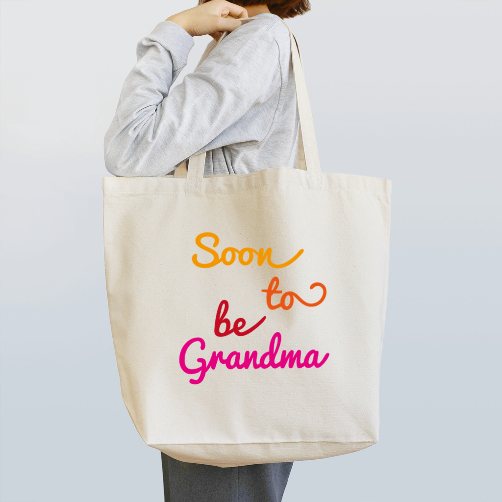 フォーヴァのSoon to be Grandma トートバッグ