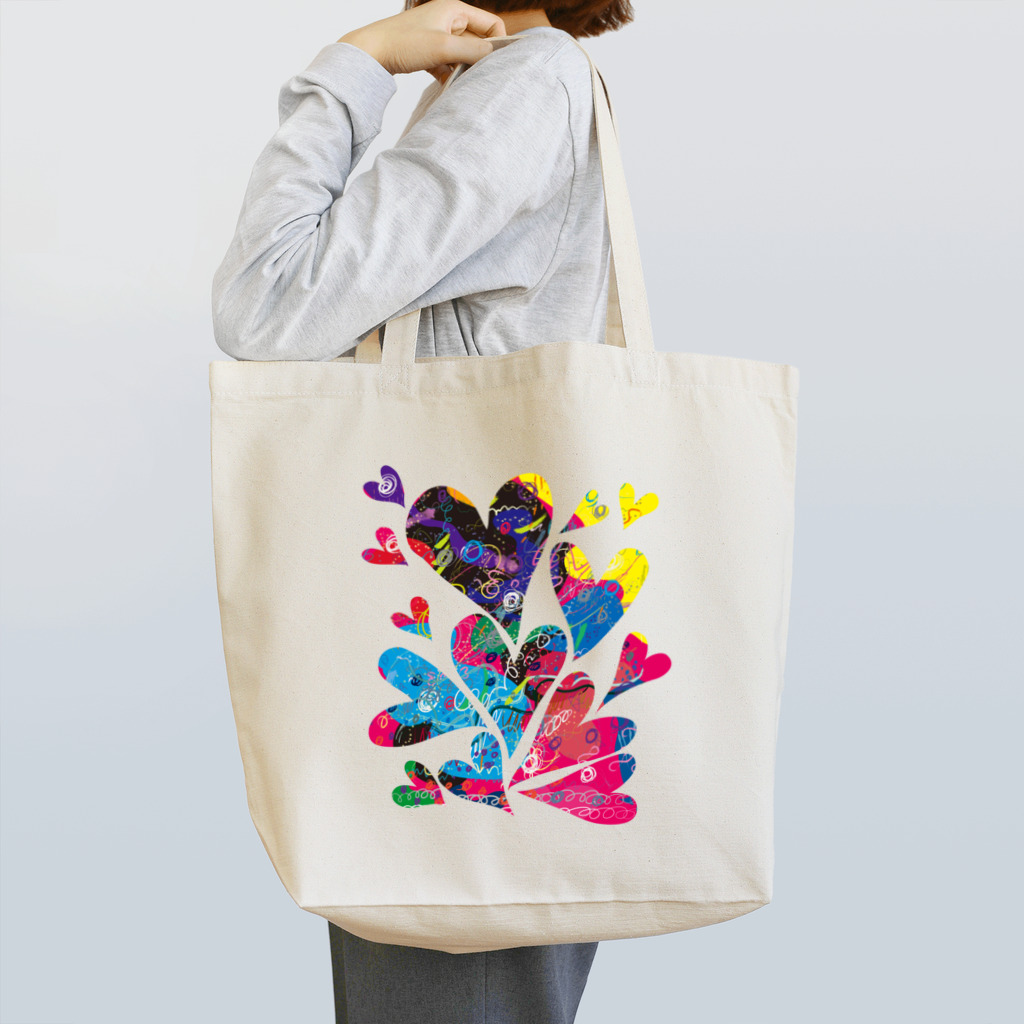 北欧の小さな雑貨店の北欧遊びArt　ハート Tote Bag