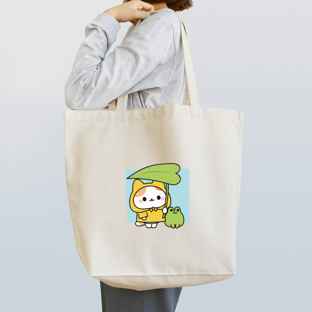 DECORのレインコートを着たネコさん Tote Bag