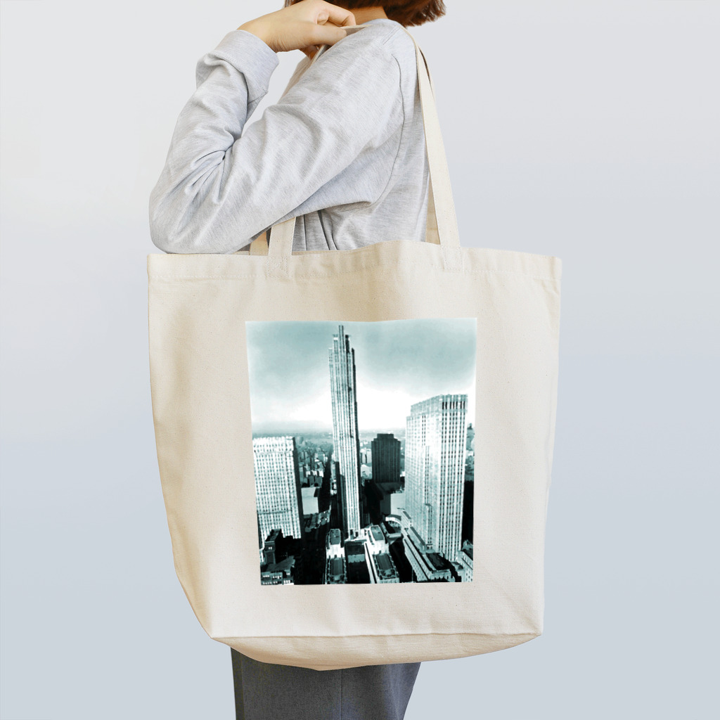 その物語を忘れない。のBerenice Abbott: Rockefeller Center from 444 Madison Avenue, New York, 1937 Tote Bag