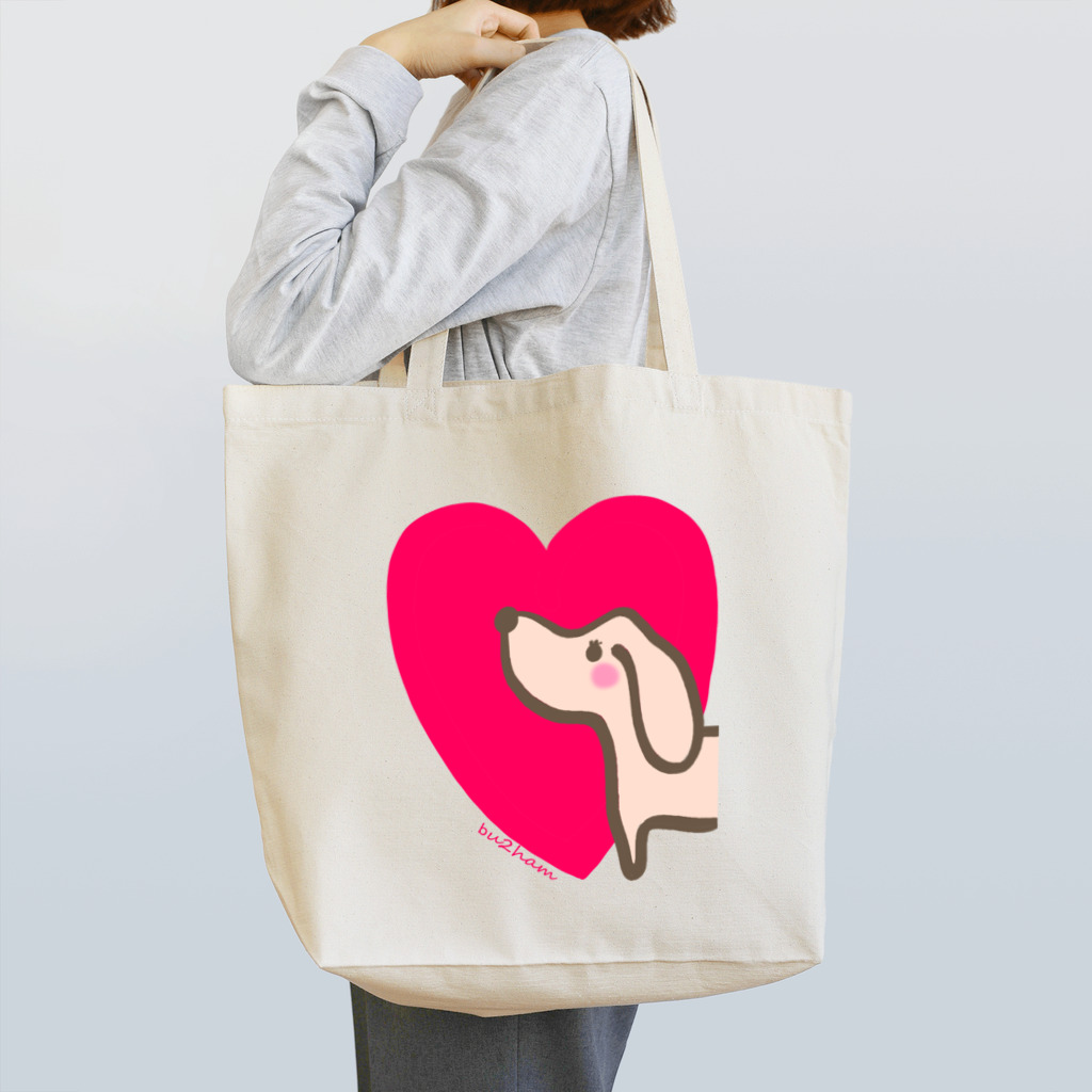 Bu2hamのワンコLOVE Tote Bag