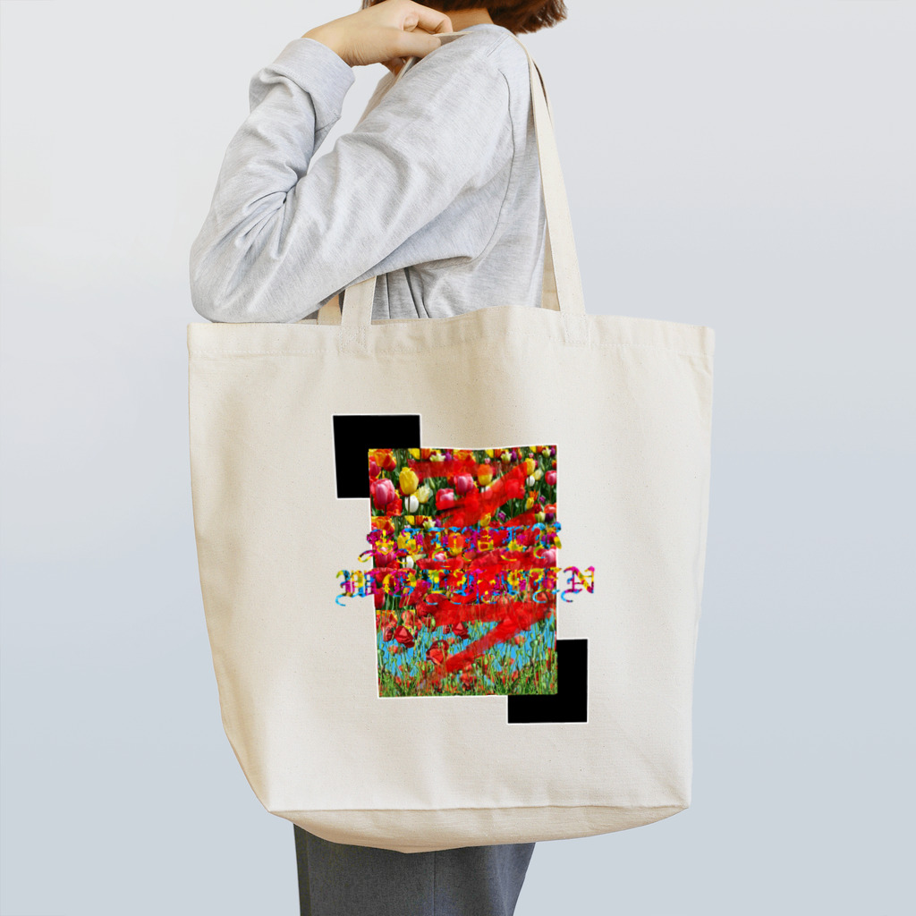 ＳＩＬＶＥＲＷＯＬＦＭＥＮmixculturedesinの10月NEW「charity２４」～LOVEだけじゃ地球は救えない～ Tote Bag