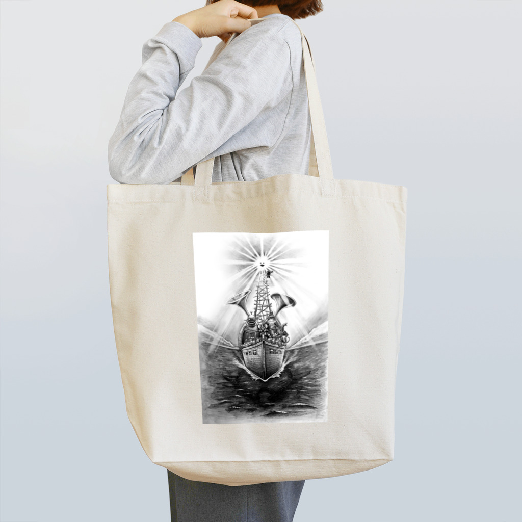 ヤノベケンジアーカイブ&コミュニティのヤノベケンジ《トらやんの大冒険》（太陽の復活） トートバッグ
