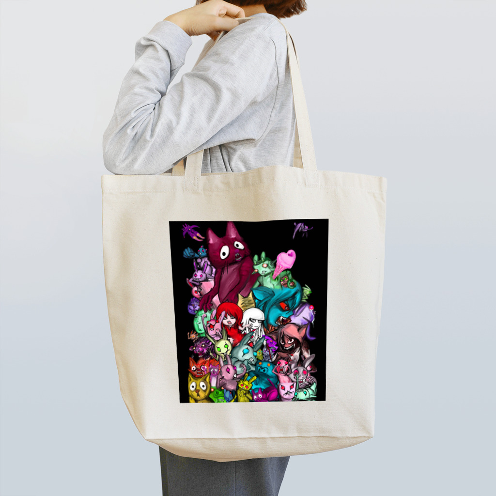 折羽ル子の魔獣ケモノノ村 Tote Bag