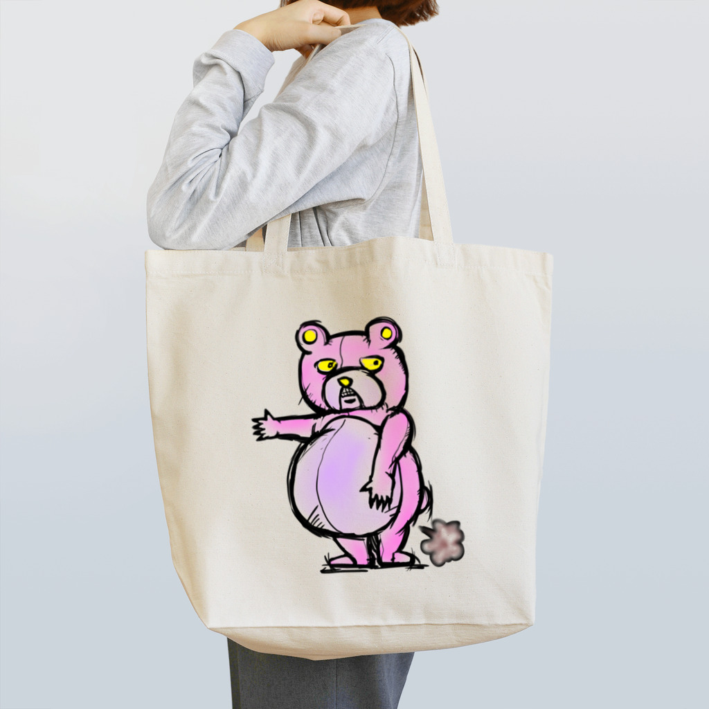 折羽ル子の人食いグマ Tote Bag