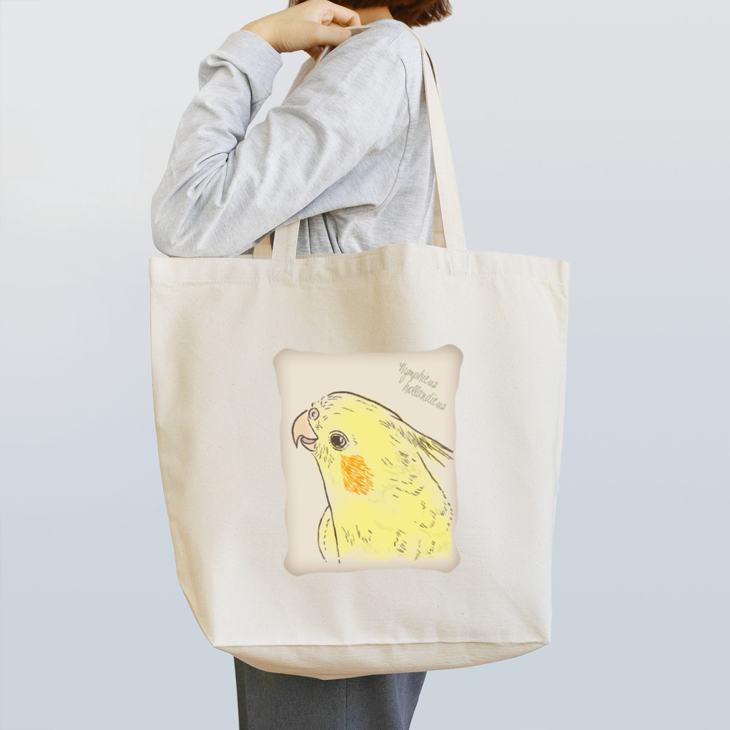 オカ　トモコのオカメインコ Tote Bag