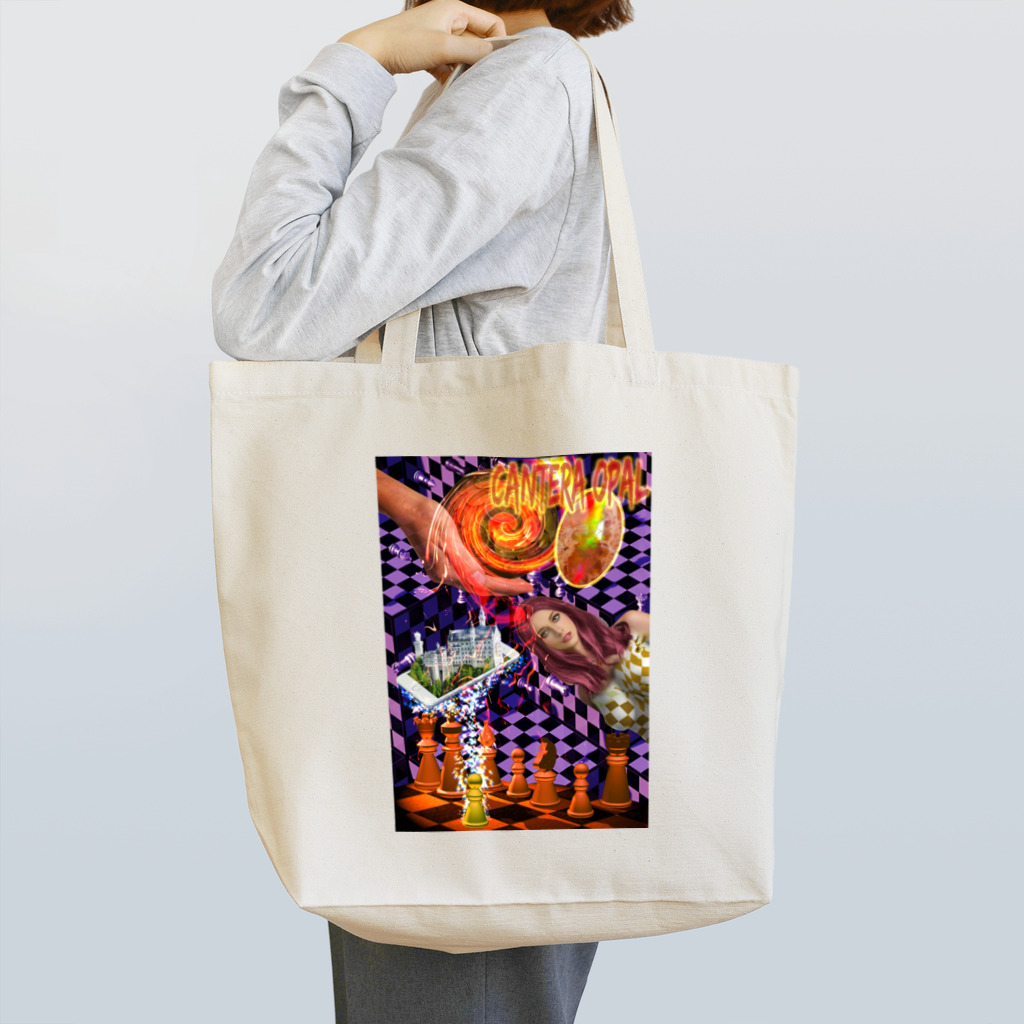 GECKO-SO-SINGのパワーストーン『カンテラオパール』 Tote Bag