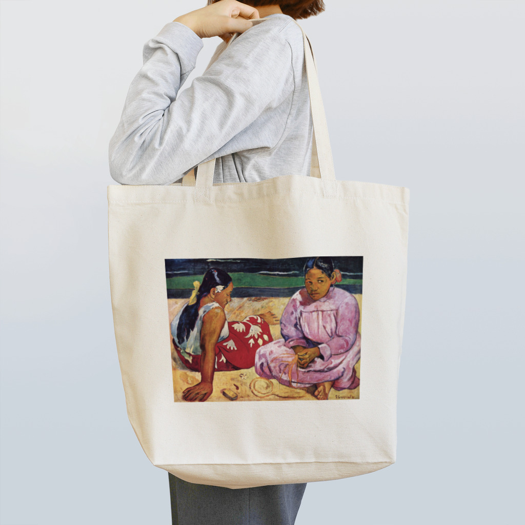 Art Baseのタヒチの女(浜辺にて) / ポール・ゴーギャン(Tahitian Women on the Beach 1891) Tote Bag