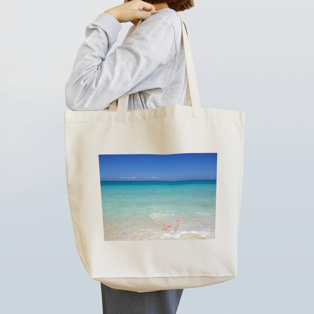 maruitukiしずかのLove J Tote Bag