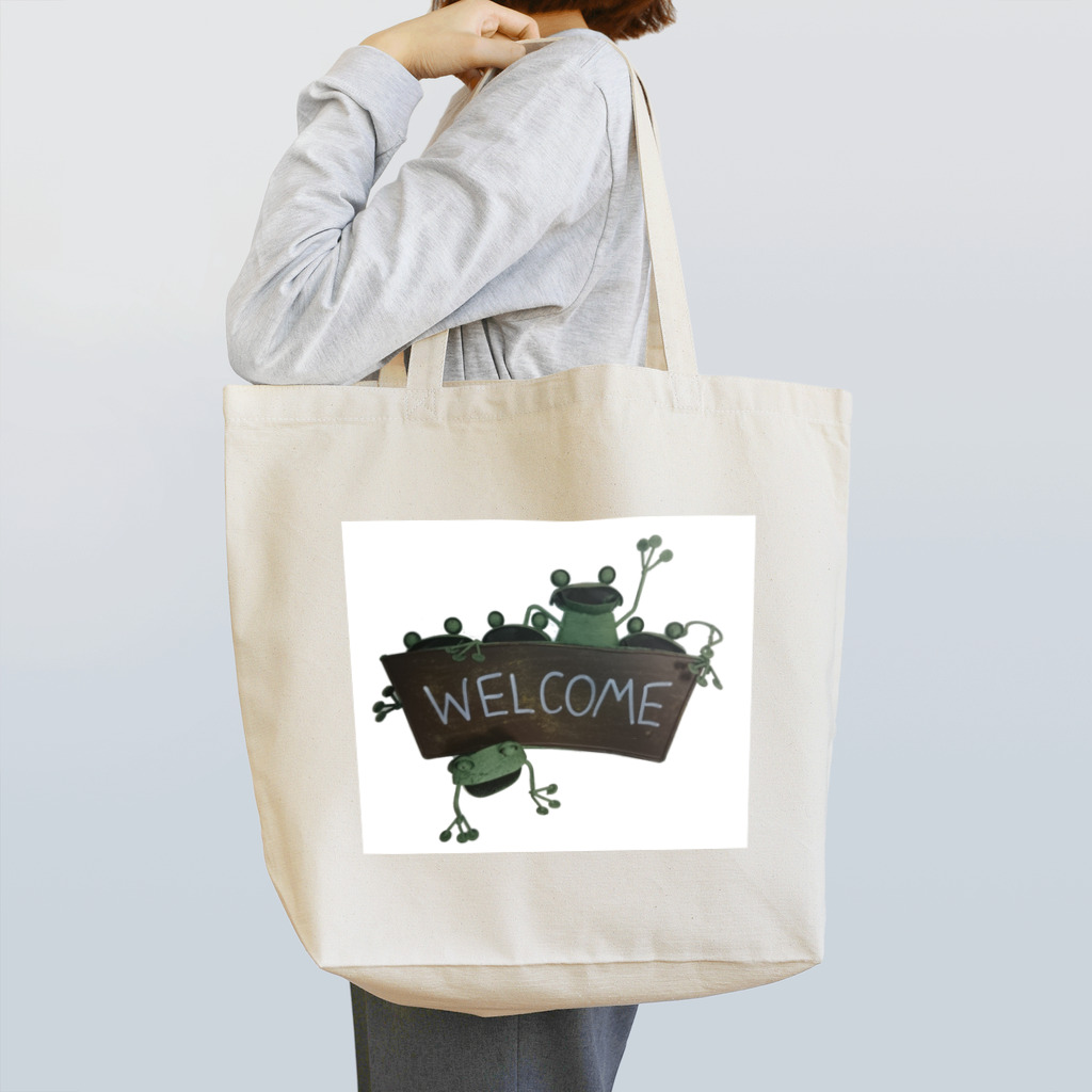 Masaaki YamamotoのWELCOME_IEKAERU Tote Bag