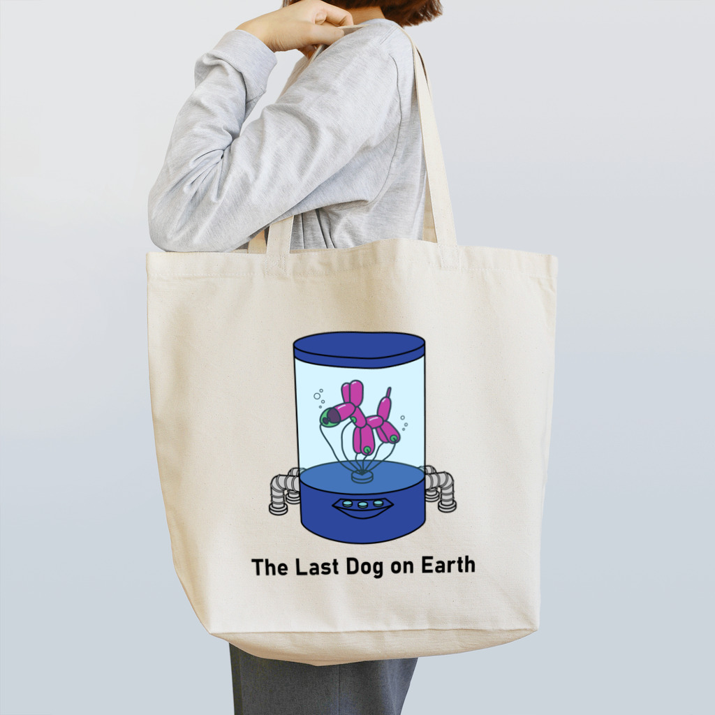 PENGUIN PEARL PRESENTSのThe Last Dog on Earth  Tote Bag