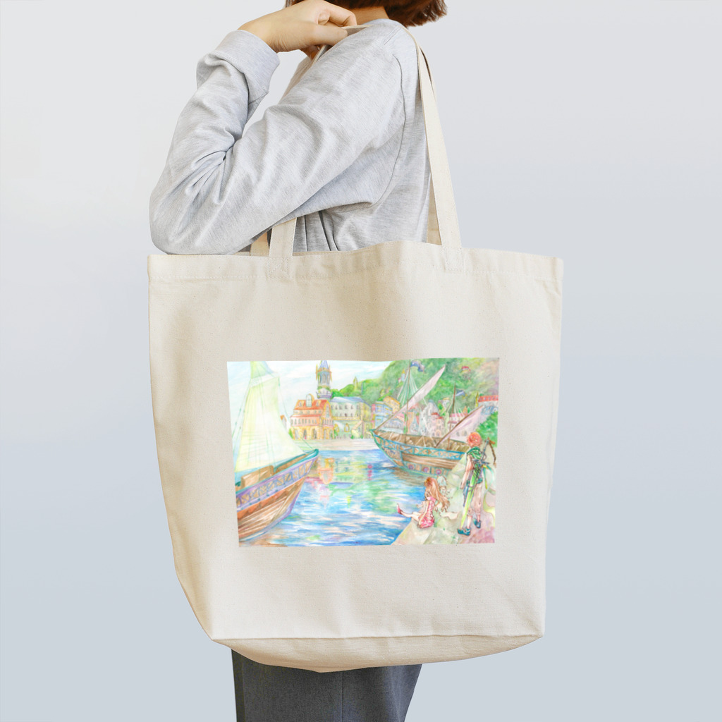 kojackのルナポートタウン Tote Bag