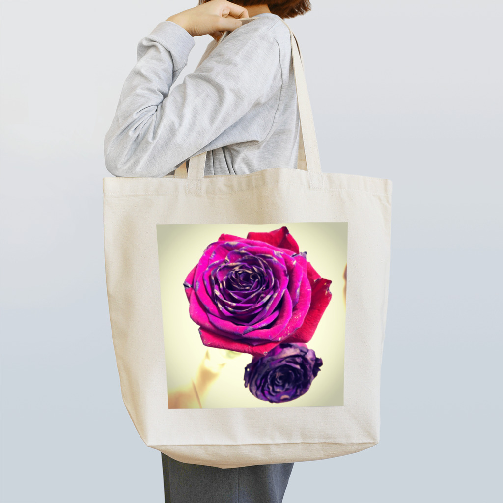 森だくさんのroses トートバッグ