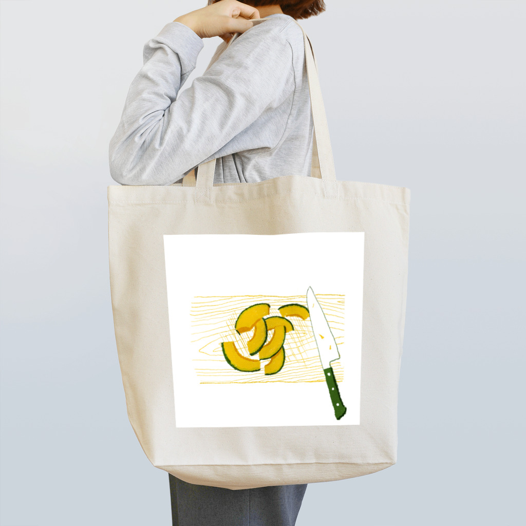 アネモニ・パピエルのパンプキンスライス Tote Bag