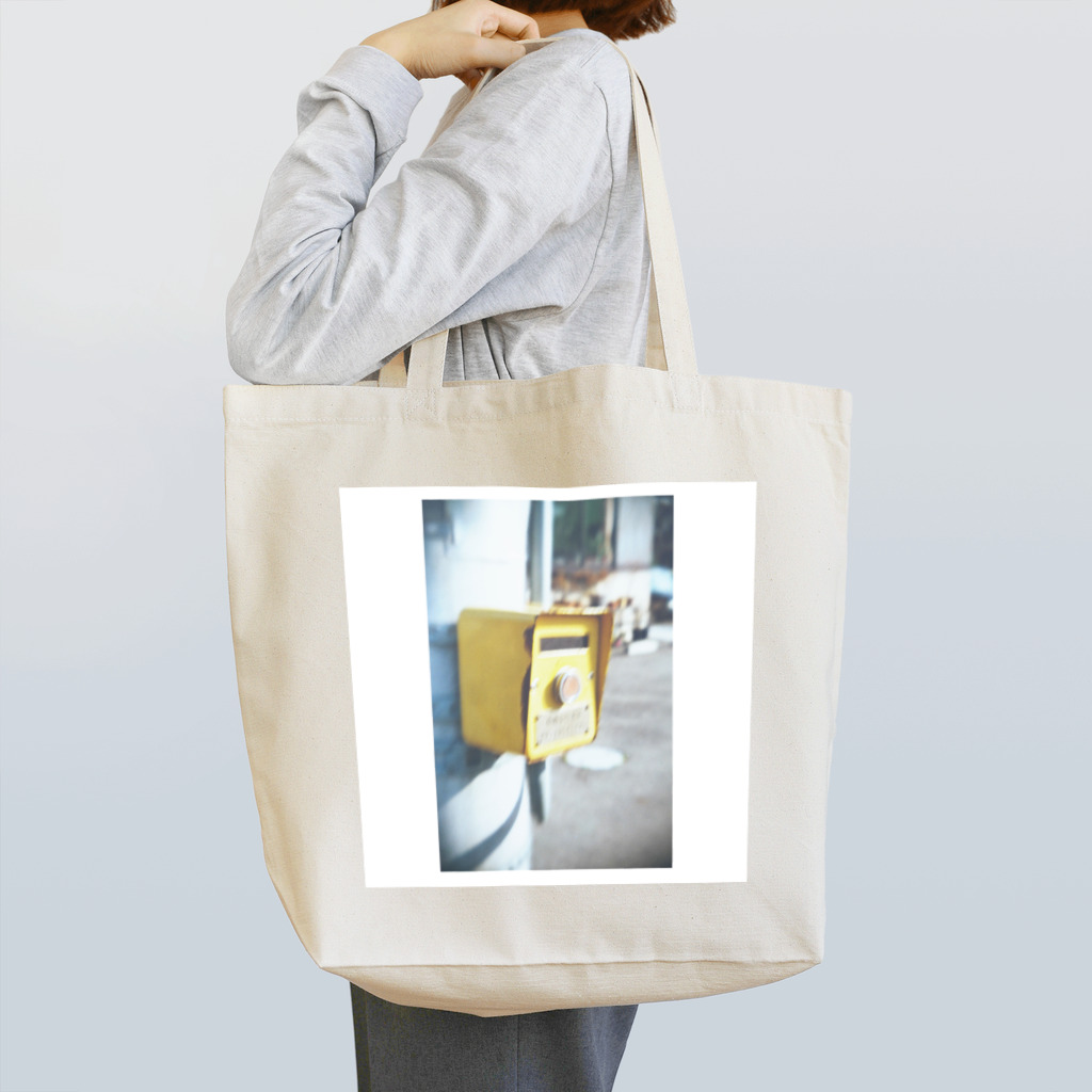 ニコフォトの廃れた押しボタン Tote Bag