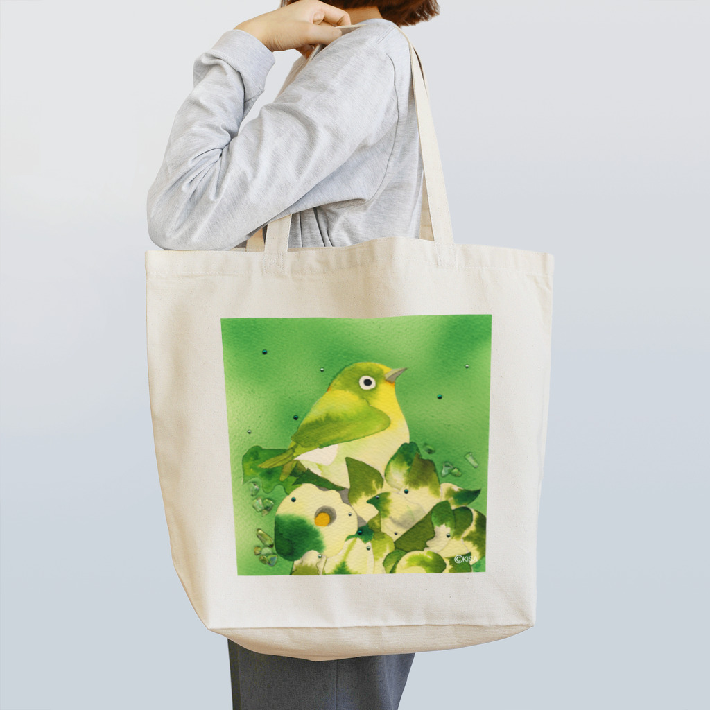 KISAのGreen〜メジロ Tote Bag